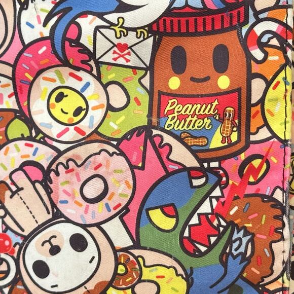 Ju-Ju-Be x Tokidoki MiniBe Mini Backpack w 2 Charms Rare Tokipops Print *Read main image 14